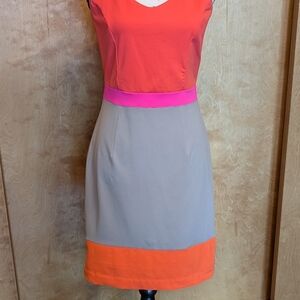 Cynthia Rowley Vibrant Color Block Dress
